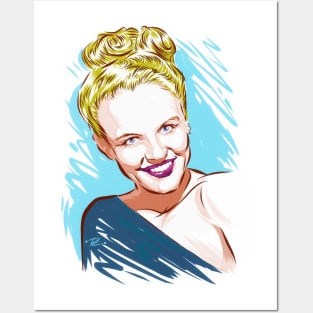 Peggy Lee - An illustration by Paul Cemmick Posters and Art